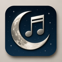 icon_music_moon_metallic icon preview