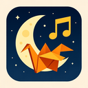 icon_music_moon_origami icon preview