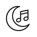 icon_music_moon_outline icon preview