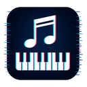 icon_music_piano_digital_glitch icon preview