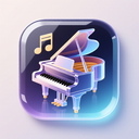icon_music_piano_glassy icon preview