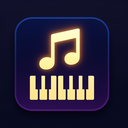 icon_music_piano_glow_effect icon preview