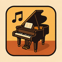 icon_music_piano_retro icon preview