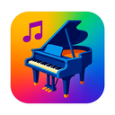 icon_music_piano_vibrant_colors icon preview