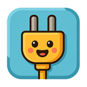 icon_music_plug_cartoon icon preview