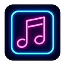 icon_music_plug_neon icon preview