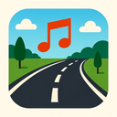 icon_music_road_asymmetrical icon preview