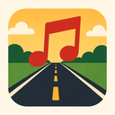 icon_music_road_bold icon preview