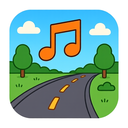 icon_music_road_cartoon icon preview