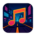 icon_music_road_cyberpunk icon preview