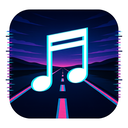 icon_music_road_digital_glitch icon preview