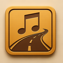 icon_music_road_embossed icon preview