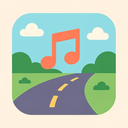 icon_music_road_flat_pastel icon preview