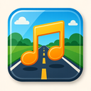icon_music_road_glassy icon preview