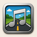 icon_music_road_metallic icon preview