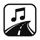 icon_music_road_monochrome icon preview