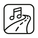 icon_music_road_outline icon preview