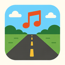 icon_music_road_simplified icon preview