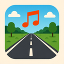 icon_music_road_symmetrical icon preview