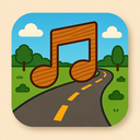 icon_music_road_wooden icon preview