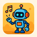 icon_music_robot_cartoon icon preview