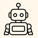 icon_music_robot_minimal_outline icon preview