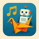 icon_music_robot_origami icon preview