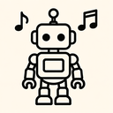 icon_music_robot_outline icon preview