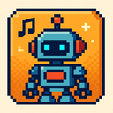 icon_music_robot_pixel_art icon preview