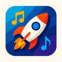icon_music_rocket_abstract icon preview