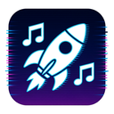 icon_music_rocket_digital_glitch icon preview