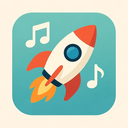 icon_music_rocket_flat_pastel icon preview
