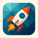 icon_music_rocket_geometric icon preview