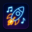 icon_music_rocket_glow_effect icon preview