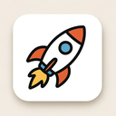 icon_music_rocket_minimalist icon preview