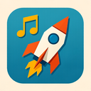 icon_music_rocket_origami icon preview