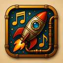 icon_music_rocket_steampunk icon preview