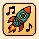 icon_music_rocket_tribal icon preview