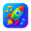 icon_music_rocket_vibrant_colors icon preview