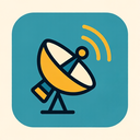 icon_music_satellite_flat_design icon preview