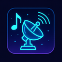 icon_music_satellite_futuristic icon preview