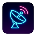 icon_music_satellite_neon icon preview
