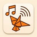 icon_music_satellite_origami icon preview