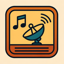 icon_music_satellite_retro icon preview