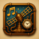 icon_music_satellite_steampunk icon preview