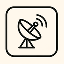 icon_music_satellite_thin icon preview