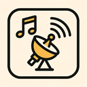 icon_music_satellite_vector icon preview