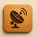 icon_music_satellite_wooden icon preview