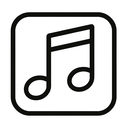 icon_music_server_monochrome icon preview