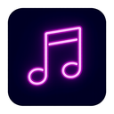 icon_music_server_neon icon preview